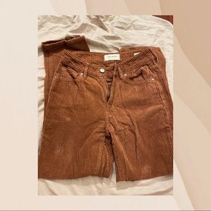 PacSun brown corduroy mom jeans